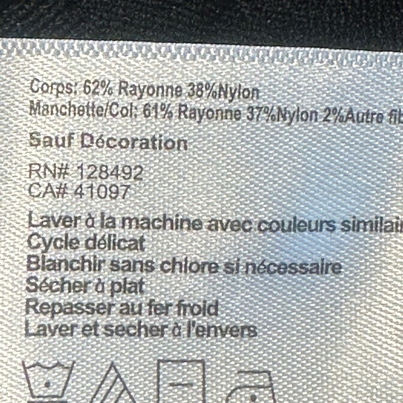 GREG NORMAN Women’s Black Polo Ribbed Collar Gold Border Ribbed Waist Size XL - Picture 10 of 12